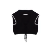 Women Fashion Stylish Crew Neck Regular Sleeve Crop Knit Sweater