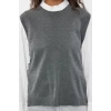 Women Fashion Stylish Crew Neck Standard Sleeve Regular Wide Pattern Knitwear Sweater