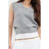 Women Fashion Stylish V Neck Regular Sleeve Wool Knitted Sweater