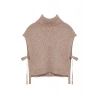 Women Fashion Stylish Turtleneck Regular Sleeve Crop Soft Textured Knitted Sweater