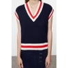 Women Fashion Stylish V Neck Standard Sleeve Regular Knitted Sweater