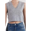 Womens Fashion Stylish V Neck Regular Sleeve Soft Texture Pearl Detailed Knitted Sweater