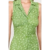 Women Fashion Stylish Midi Length Shirt Collar Regular Floral Viscose Woven Dress