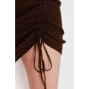 New Slim Day Night Single Plate Knitwear Crew Neck Long Sleeve Bodycon Mini Length Dress