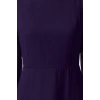 Women Fashion Stylish Midi Length Stand Collar Regular Pink 001 Plain Woven Winter Dress