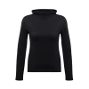 Stil Kadın Micro Reflektör Baskı Detaylı Spor Üst Bluz Regular Örme Slim Fit Kalıp Reglan Kol