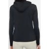 Stil Kadın Micro Reflektör Baskı Detaylı Spor Üst Bluz Regular Örme Slim Fit Kalıp Reglan Kol
