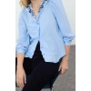 Style Womens Collar Embroidered Detailed Blouse Regular Woven Regular Pattern