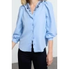 Style Womens Collar Embroidered Detailed Blouse Regular Woven Regular Pattern