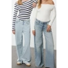 Style Women Soft Touch Soft Fabric Body-fitting Flexible Blouse Regular Knitted Slim Pattern Low Sleeve