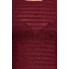 Stil Kadın Fitted Vücuda Oturan Dokulu Tül Esnek Bluz Regular Örme Slim Kalıp