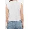 Style Womens Cotton Tie Detail Blouse Regular Woven Regular Pattern