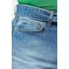 Fashion Plus Size Regular Plain Pattern Casual Mini Length Belted Mini Denim Skirt