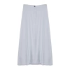 Fashion Hijab A-line Plain Pattern Daily Maxi Length Normal Waist Woven Linen Look Skirt