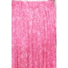 Fashion Hijab Elastic Waist Floral Pattern Casual Maxi Length Pleated Elastic Waist Woven Skirt