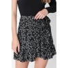 Fashion Regular Animal Pattern Casual Mini Length Printed Flounce High Waist Mini Flexible Knitted Skirt