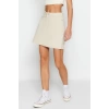 Fashion A-line Plain Pattern Casual Mini Length Denim Skirt
