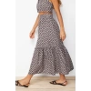 Fashion Flared Ethnic Pattern Casual Maxi Length Patterned Flared Maxi Length Woven Skirt