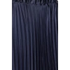 Fashion Regular Plain Pattern Chic Night Midi Length Pleated Satin Fabric Maxi Length Woven Skirt