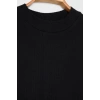 Moda Fitted Crew Neck Mini Length Plus Size Body-Fitting Ribbed Winter Knitted Plus Size Dress