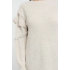 Style Modern Womens Low Sleeve Crew Neck Hijab Hair Knit Detailed Knitwear Sweater