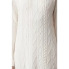 Fashion Style Relaxed Crew Neck Maxi Length Hijab Hair Knitted Patterned Skirt Flounce Knitwear Dress