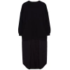 Fashion Style Regular Crew Neck Maxi Length Hijab Woven Shirt Detailed Knitted Dress