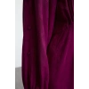 Fashion Style Regular Crew Neck Maxi Length Hijab Jacquard Floral Woven Dress