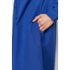 Fashion Style Regular Shirt Collar Maxi Length Hijab Plain Woven Shirt Dress
