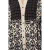 Fashion Style Relaxed Judge Collar Maxi Length Hijab Floral Viscose Woven Dress