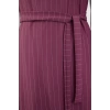 Fashion Style Relaxed V Neck Long Hijab Striped Woven Vest Dress