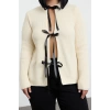 Womens Modern Style Plus Size Regular Crew Neck Regular Knitwear Cardigan