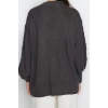 Womens Modern Style Oversize V Neck Regular Knitted Cardigan