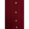 Womens Modern Style Oversize V Neck Regular Knitted Cardigan