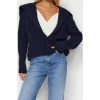 Womens Modern Style Regular Turn-down Collar Regular Knitwear Cardigan