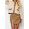 Womens Modern Style Regular Crew Neck Regular Knitwear Cardigan