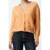 Womens Modern Style Regular V Neck Crop Knitwear Cardigan