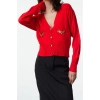 Womens Modern Style Regular V Neck Regular Knitwear Cardigan