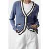 Womens Modern Style Slim V Neck Regular Knitwear Cardigan