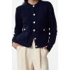 Womens Modern Style Regular Crew Neck Regular Knitwear Cardigan