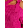 Plus Size Women Modern Style Comfortable Long Crew Neck Plain Sleeve Regular Knitwear Sweater