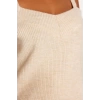 Plus Size Women Modern Style Comfortable Long Wide Neck Knitted Sleeve Regular Knitwear Sweater