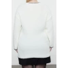 Plus Size Women Modern Style Comfortable Long V Neck Plain Sleeve Long Knitwear Sweater