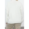 Plus Size Women Modern Style Comfortable Long Turtleneck Plain Sleeve Regular Knit Sweater