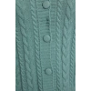 Plus Size Women Modern Style Casual Long Polo Neck Knitted Sleeve Crop Sweater Cardigan