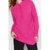 Womens Modern Style Casual Long Button Down Collar Plain Sleeve Regular Knit Sweater