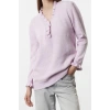 Womens Modern Style Comfortable Long V Neck Plain Sleeve Regular Knitwear Sweater