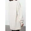 Womens Modern Style Casual Long Shawl Collar Geometric Sleeve Long Knitted Cardigan
