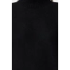 Womens Modern Style Comfortable Long Stand Collar Plain Sleeve Regular Knitwear Sweater