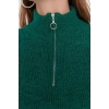 Womens Modern Style Comfortable Long Stand Collar Plain Sleeve Regular Knitwear Sweater